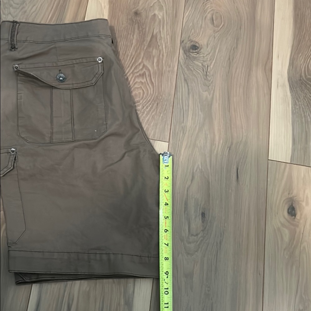 Arizona Jean Company Brown Cargo Shorts Practical Cotton Design - Picture 8 of 8